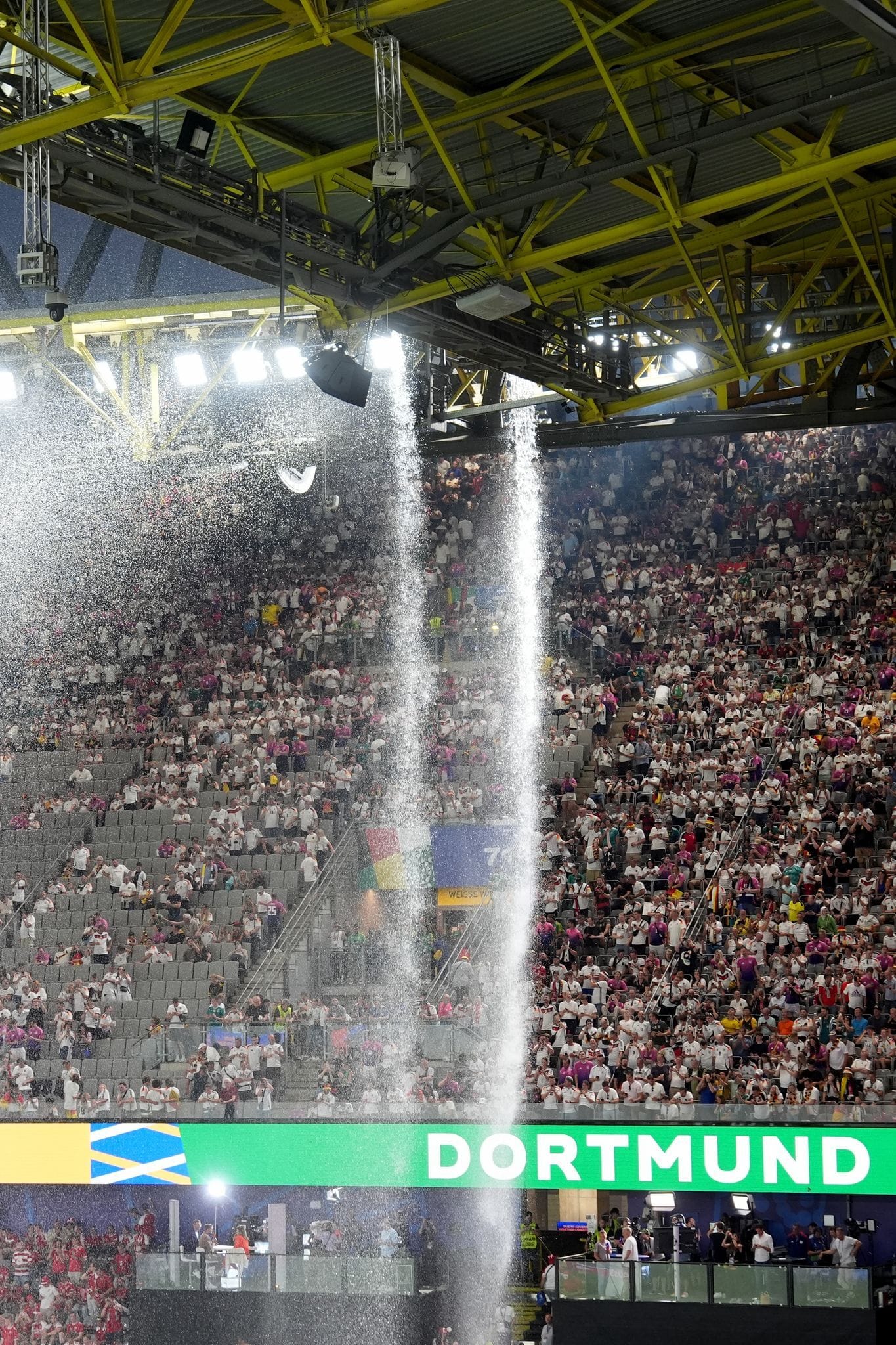 Eine Regendusche in Dortmund.