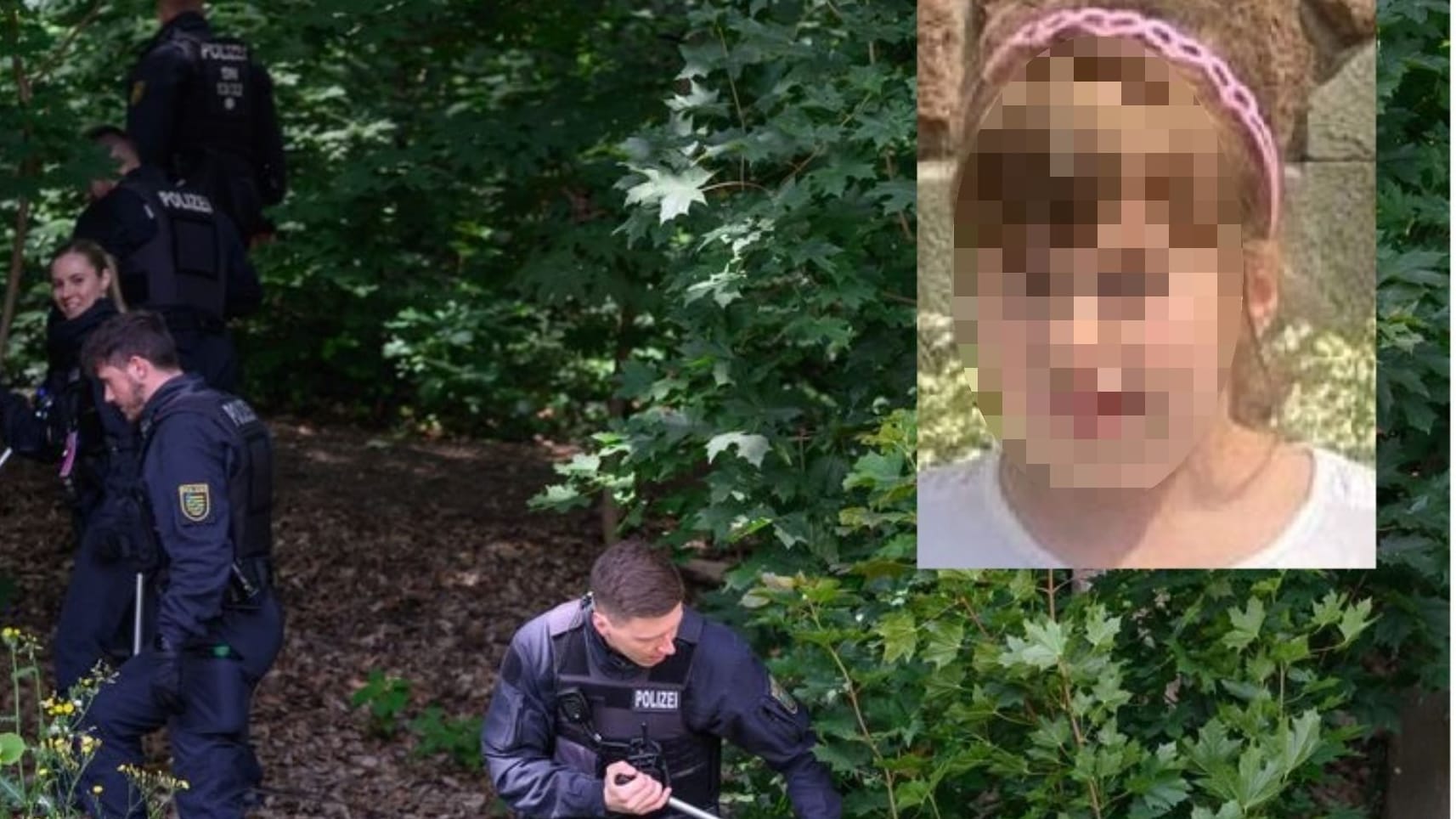 Suche nach Valeriia (Archivbild): Sie wurde tot aufgefunden.