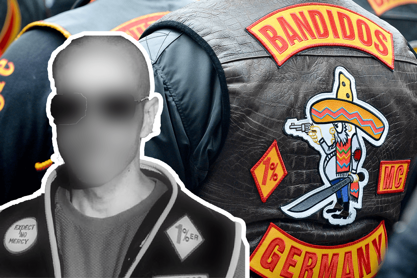 Peter B. ist ein bekannter Rocker der verbotenen Gruppierung der "Bandidos Neumünster"