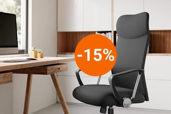 Fürs Homeoffice ideal: Amazon bietet einen komfortablen Schreibtischstuhl von Songmics zum Sparpreis von weniger als 60 Euro an.