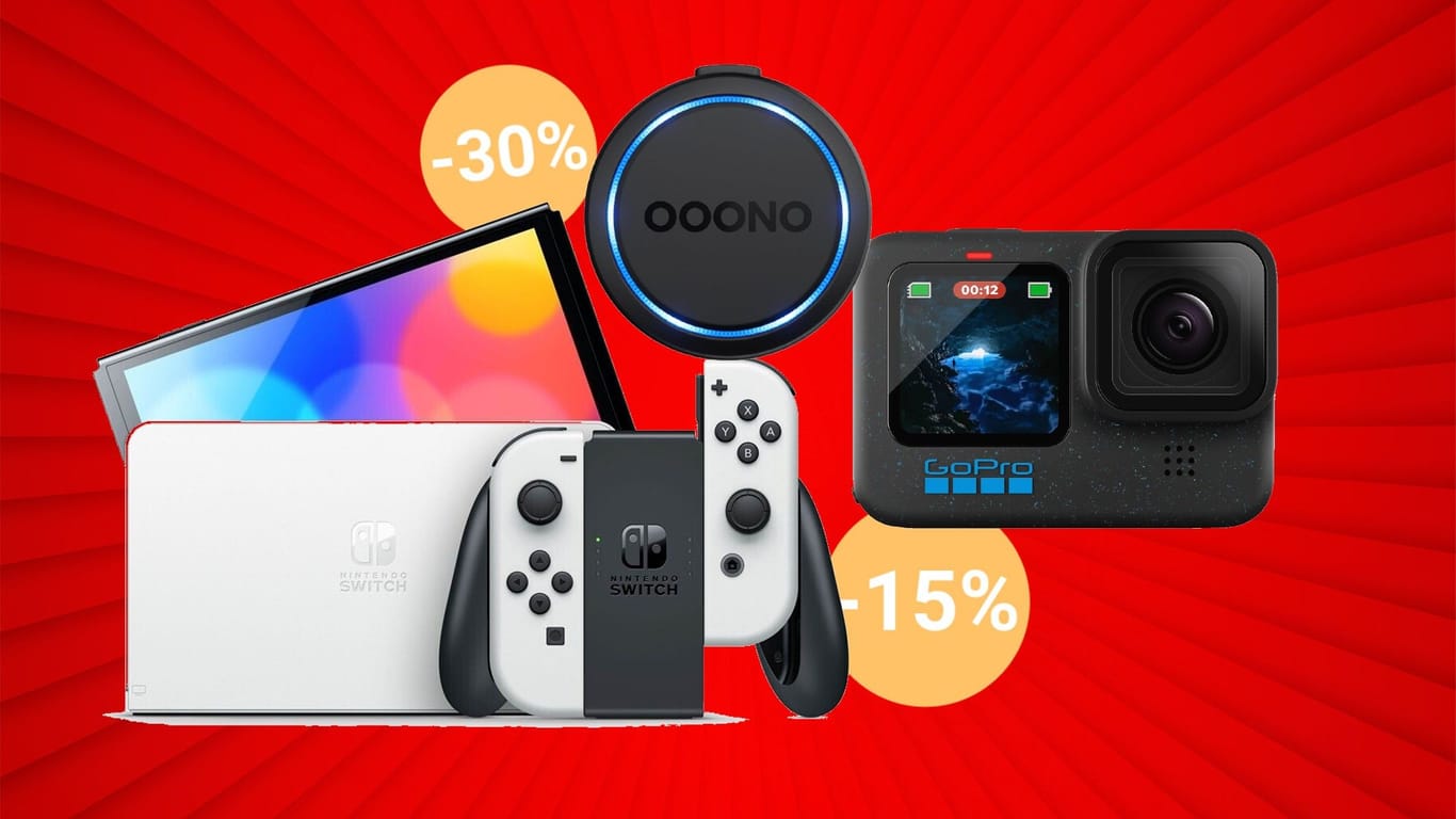 "Mehrwertsteuer geschenkt"-Aktion bei MediaMarkt: Sichern Sie sich Technik-produkte von GoPro, Nintendo, Ooono und Co. zu Tiefstpreisen.