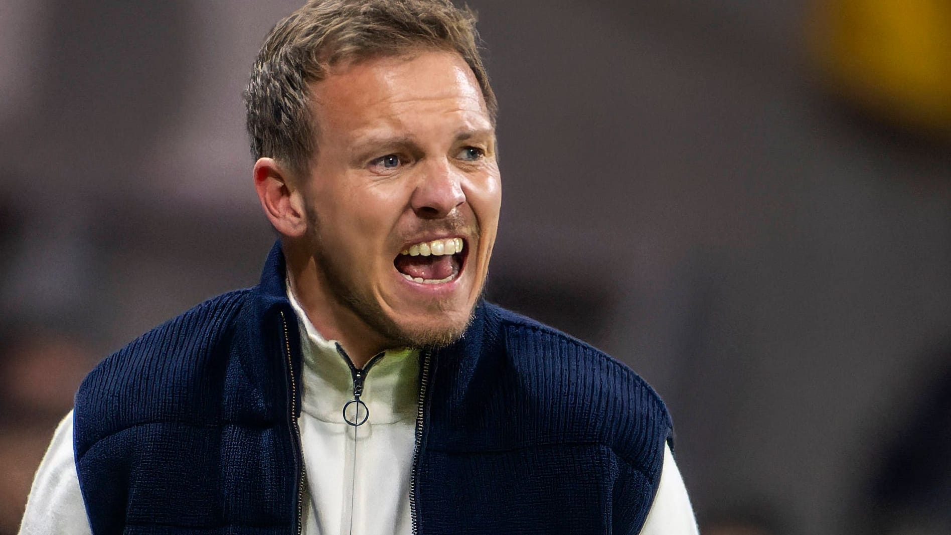 Julian Nagelsmann: Der Bundestrainer hier beim Testspiel gegen die Niederlande im März in Frankfurt.