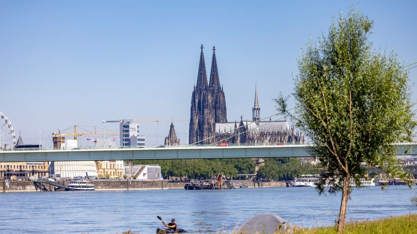 Sommerliches Wetter in Köln