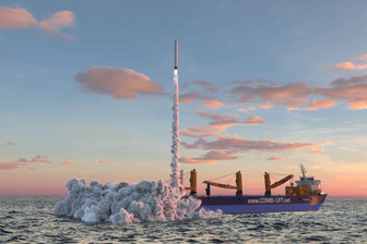 Simulation eines Raketenstarts in der Nordsee: Das wird in diesem Jahr nichts mehr.