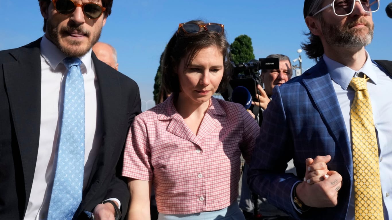 Amanda Knox wieder in Italien