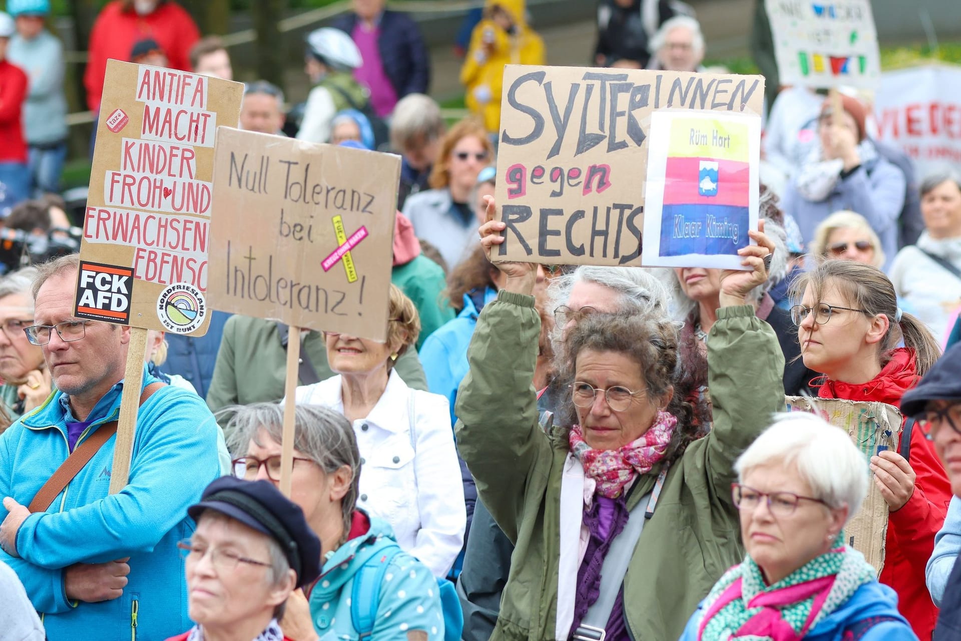 Kundgebung in Westerland