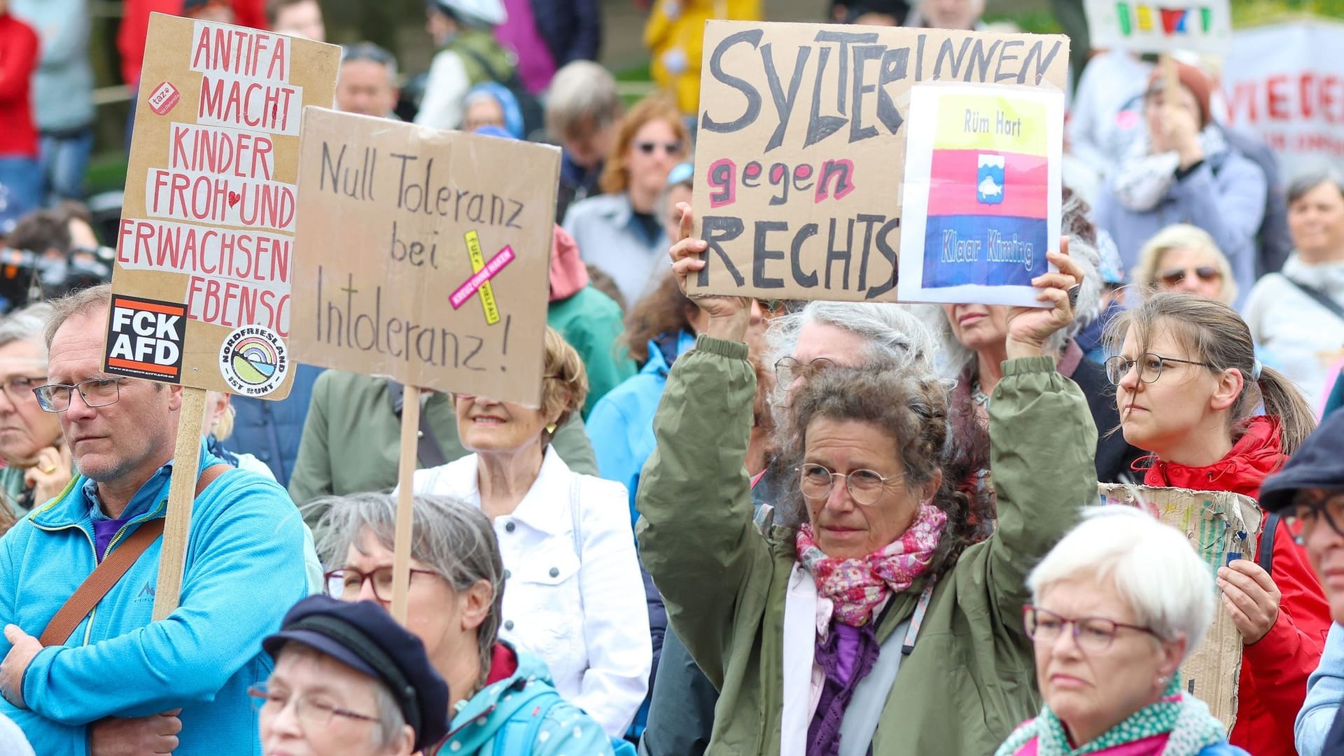 Kundgebung in Westerland