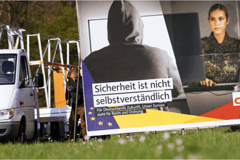 Problem mit Hackern: So war das CDU-Wahlplakat "Sicherheit ist nicht selbstverständlich" 2019 wohl nicht gemeint.