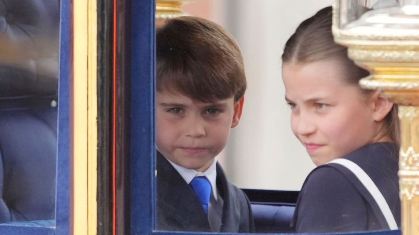 Prinz Louis und Prinzessin Charlotte: Sie nehmen an "Trooping the Colour" mit ihrer Mutter Prinzessin Kate teil.