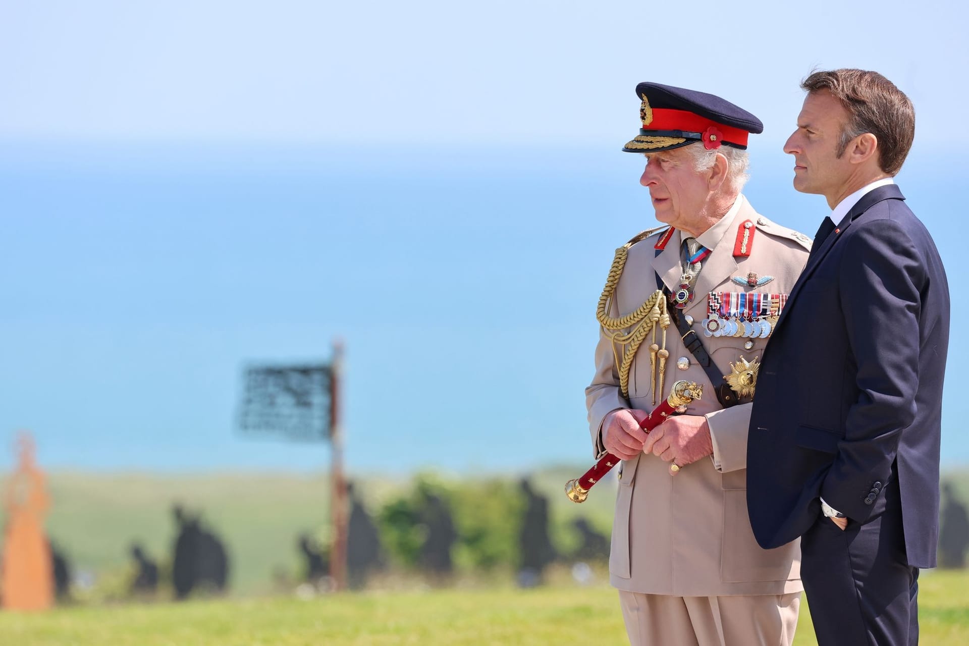 Charles III. und Emmanuel Macron