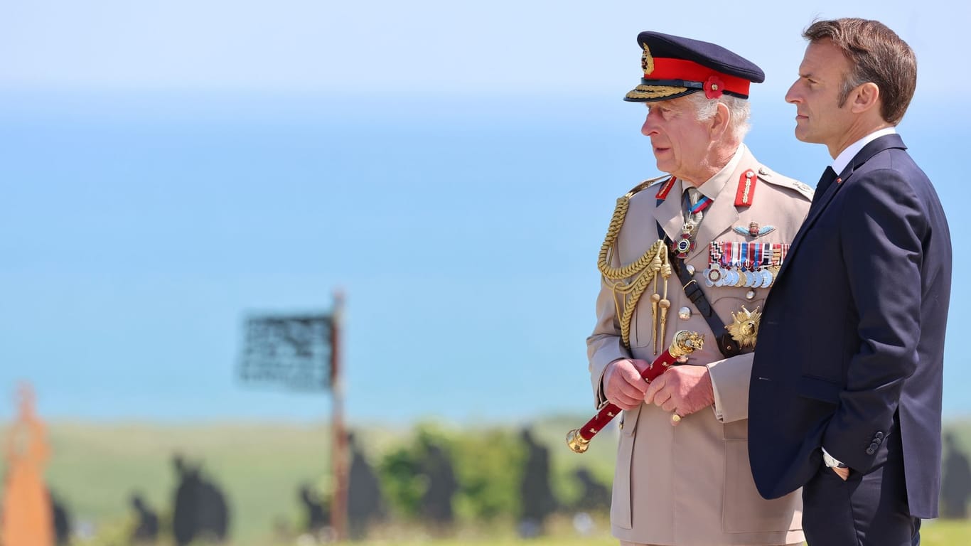 Charles III. und Emmanuel Macron