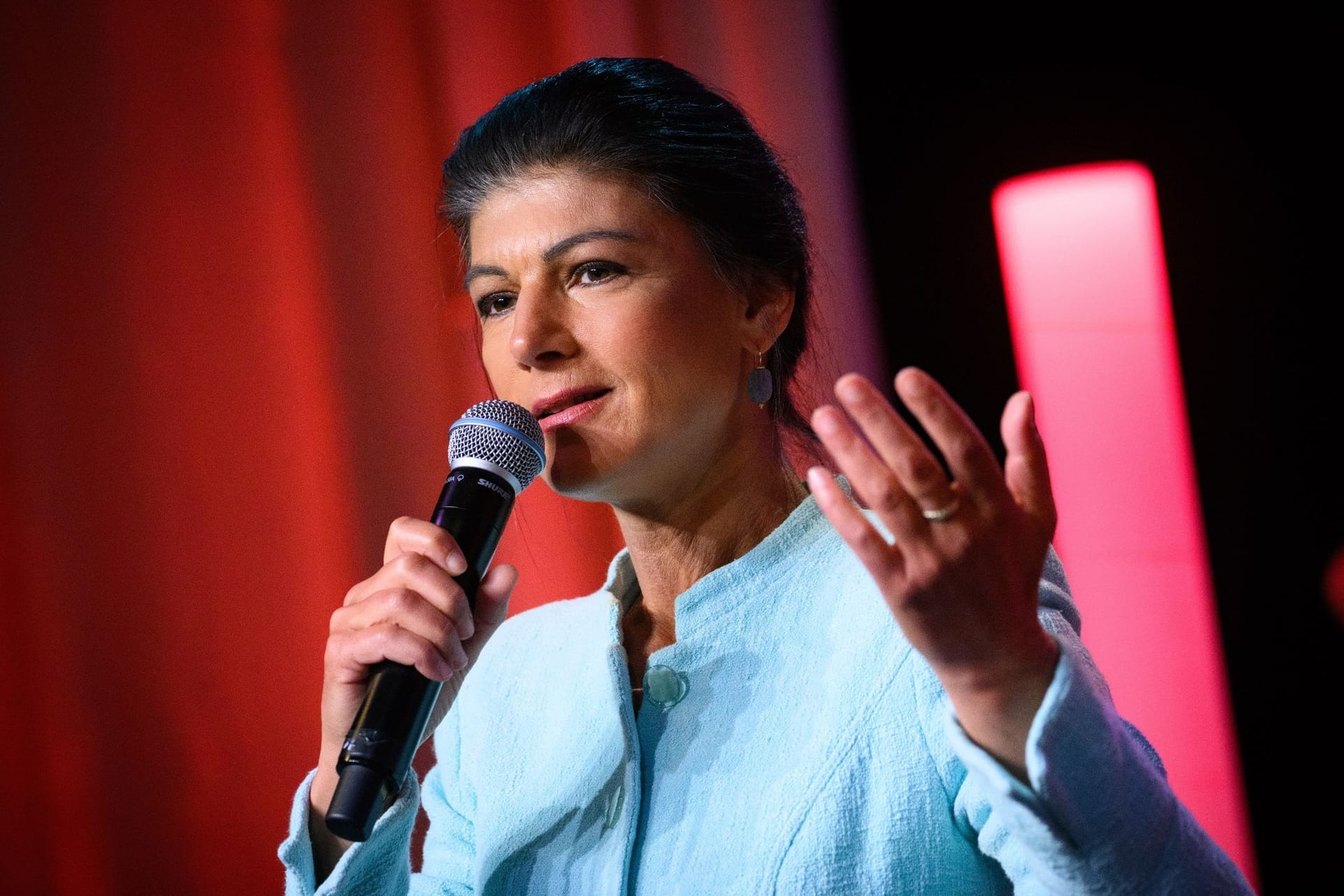 Sahra Wagenknecht: Die Partei BSW hat gute Chancen bei den Landtagswahlen im Osten.