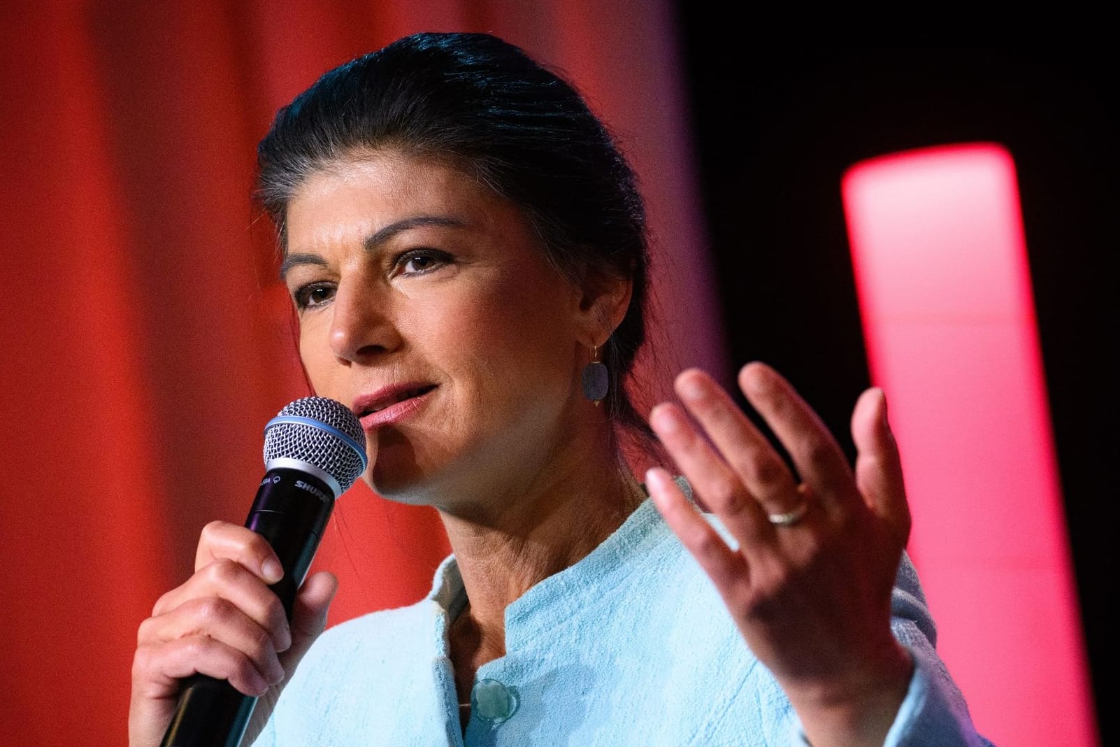 Sahra Wagenknecht: Die Partei BSW hat gute Chancen bei den Landtagswahlen im Osten.
