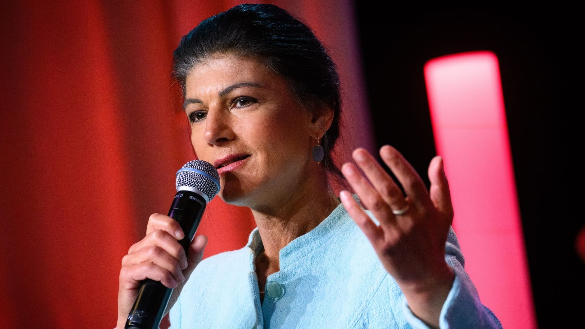 Sahra Wagenknecht: Die Partei BSW hat gute Chancen bei den Landtagswahlen im Osten. Sahra Wagenknecht: Die Partei BSW hat gute Chancen bei den Landtagswahlen im Osten.