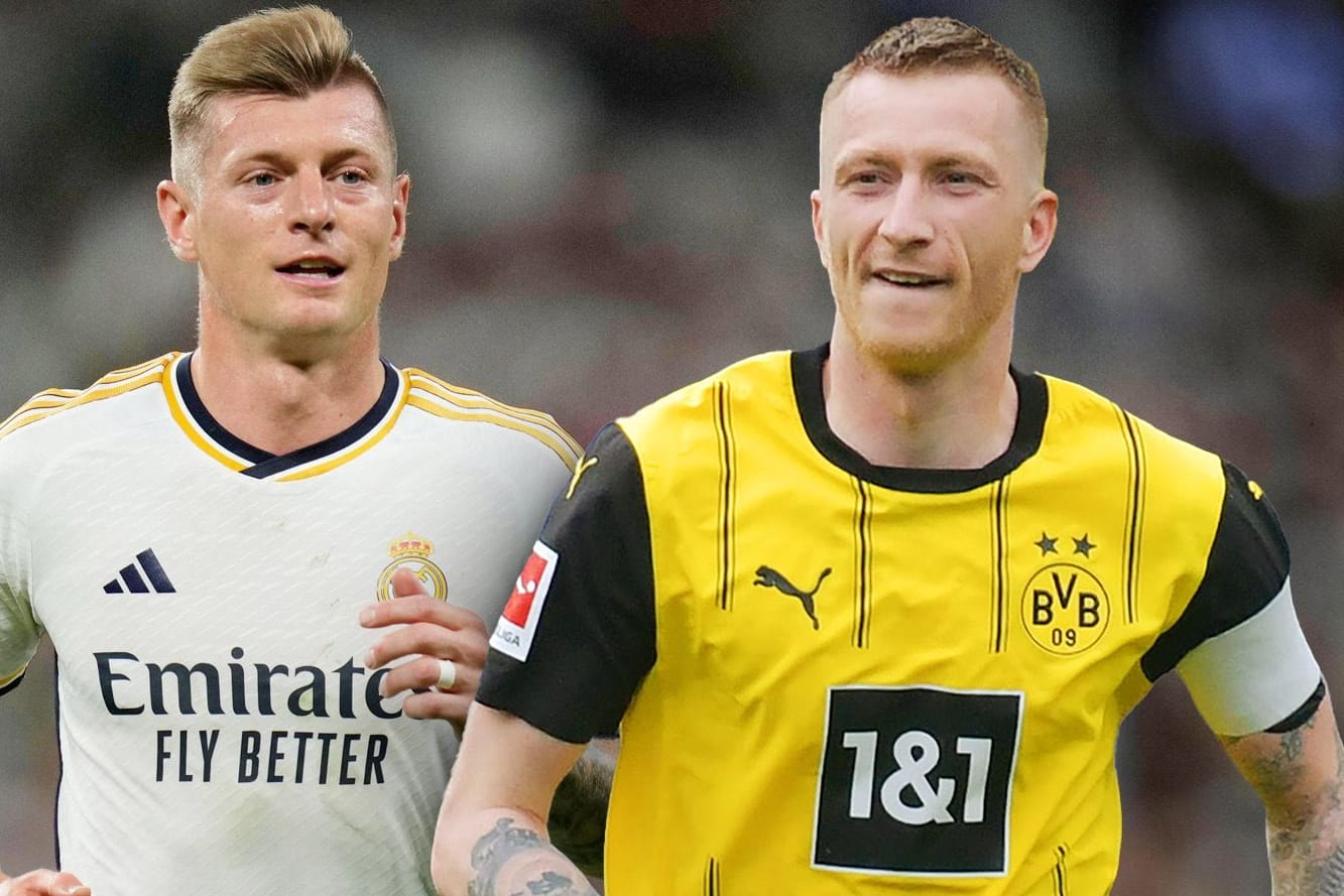 Toni Kroos (l.) und Marco Reus: Sie könnten unterschiedlicher nicht sein.