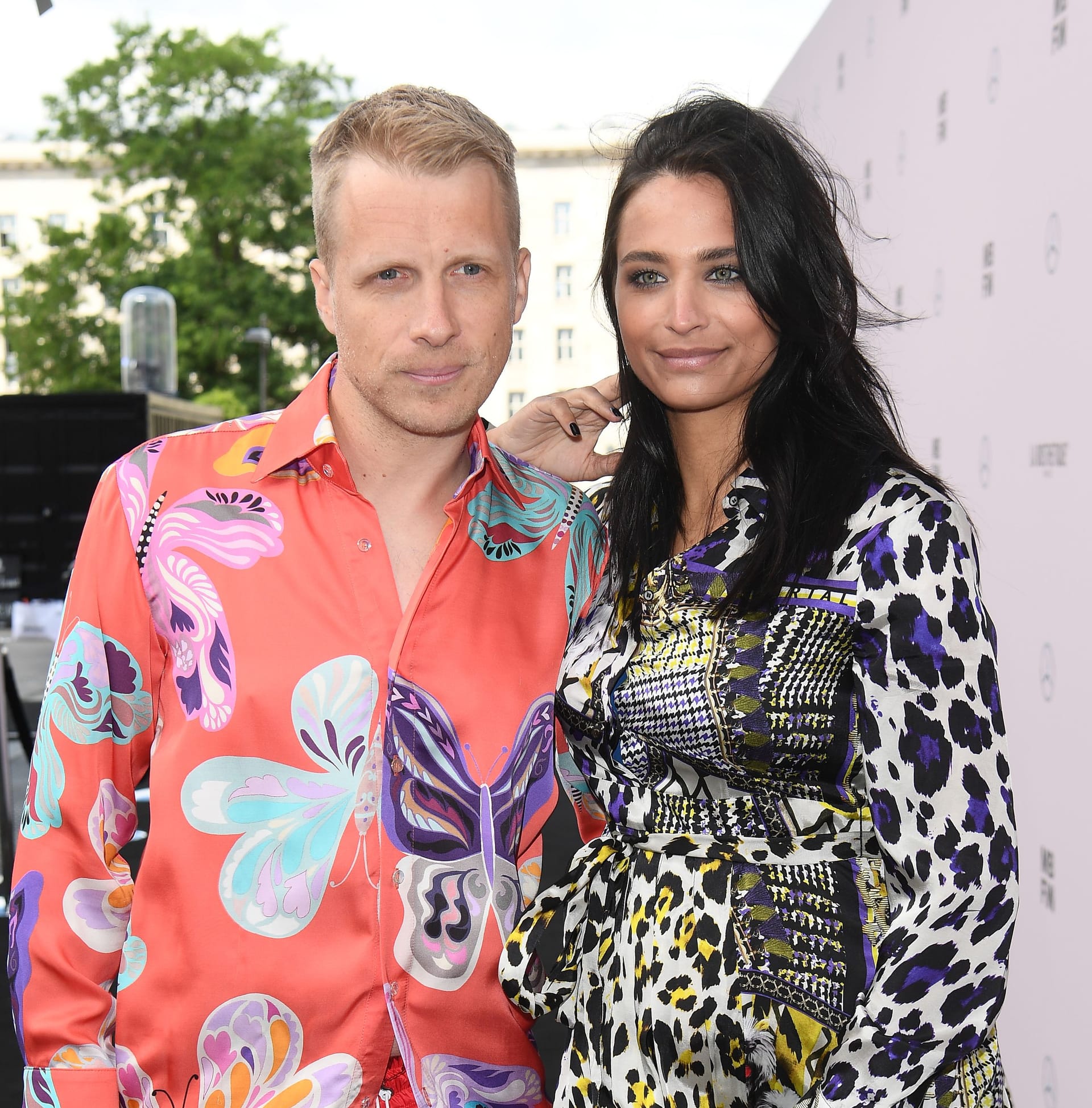 Oliver und Amira Pocher besuchen die Sportalm Kitzbuehel.