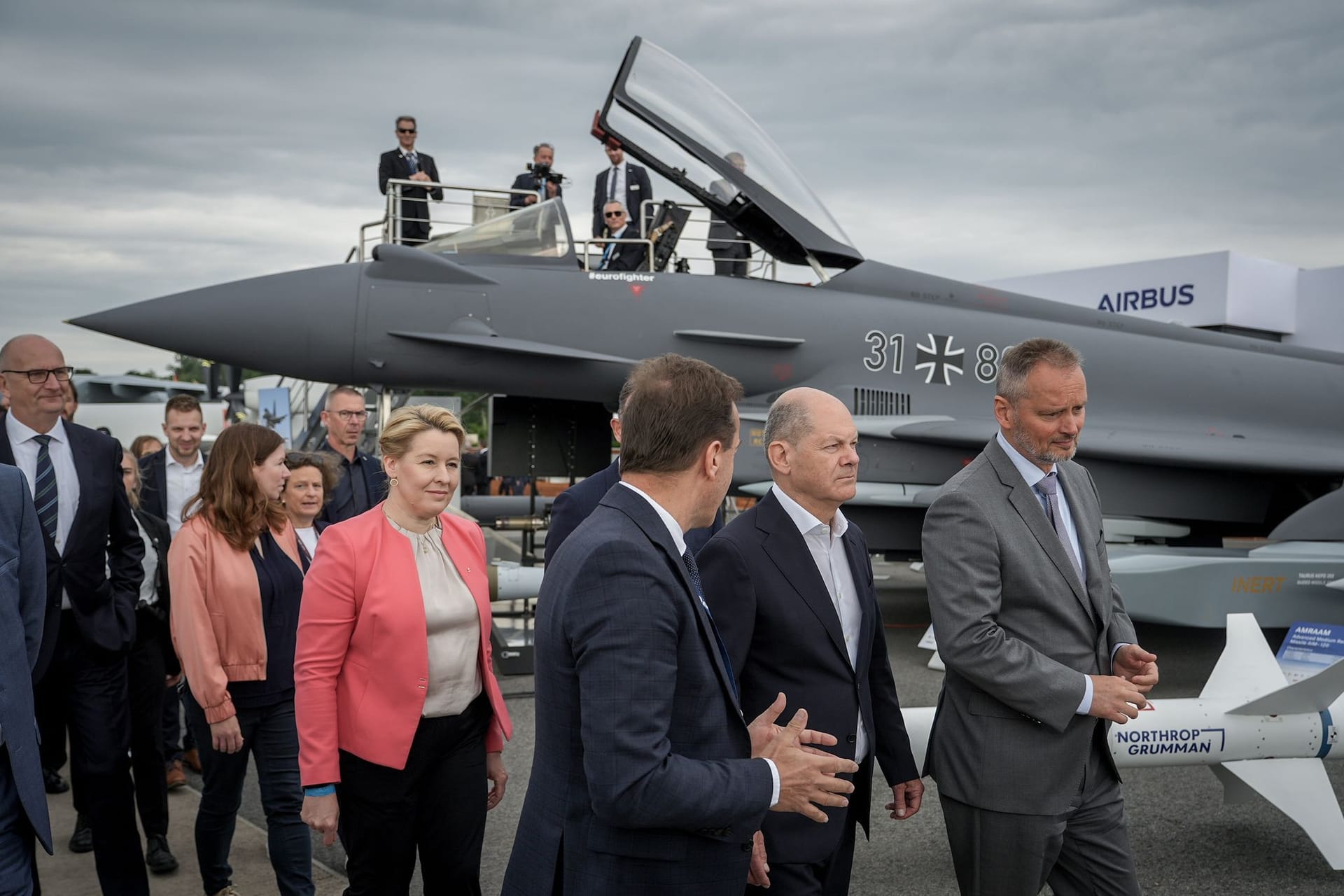 Scholz auf ILA Scholz auf ILA