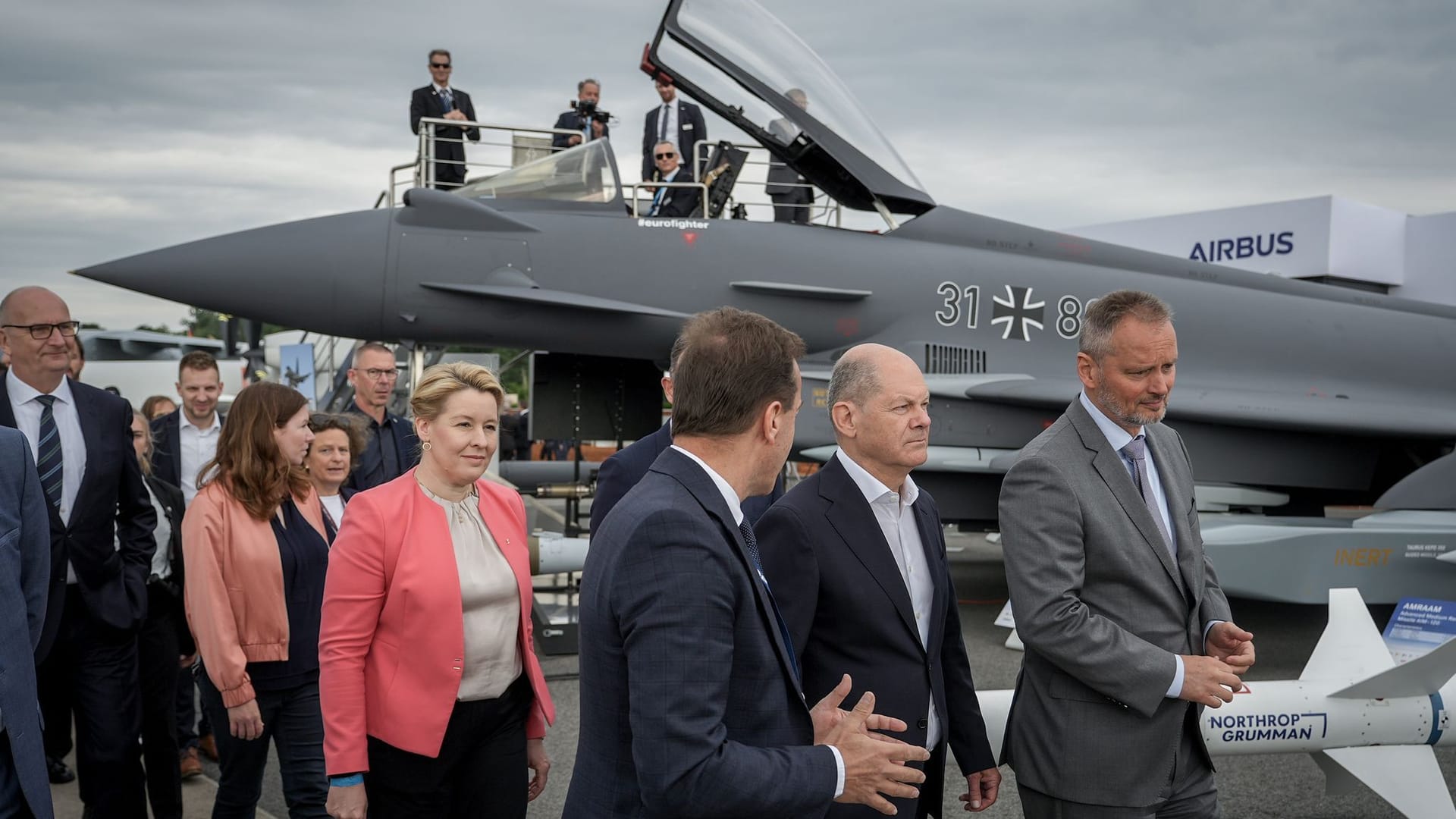 Scholz auf ILA Scholz auf ILA