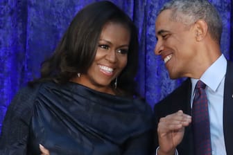 Michelle und Barack Obama: Das Paar hat zwei Töchter.