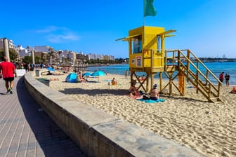 Blick auf die Playa de Palma auf Mallorca: Es wird heiß, aber noch ist es keine Hitzewelle.