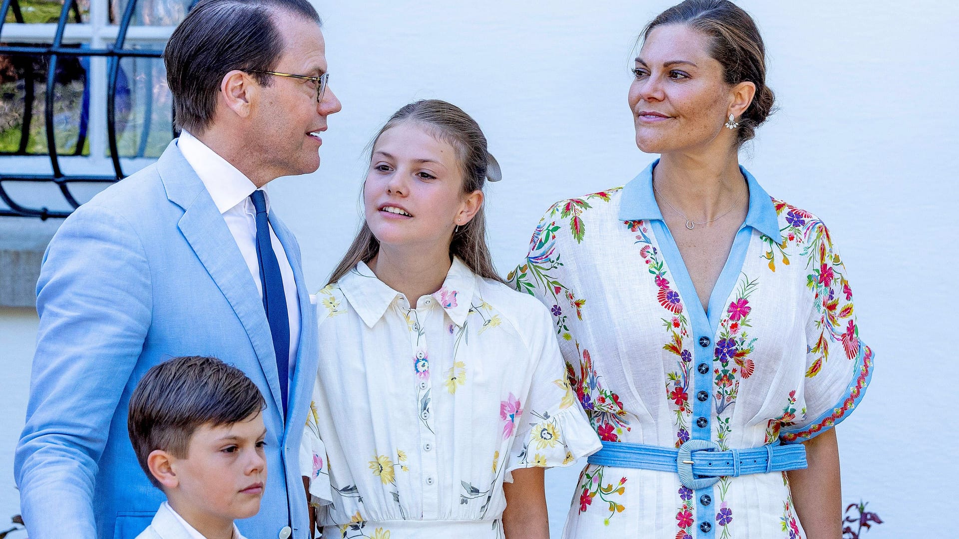 Victoria and Daniel mit den Kindern Estelle und Oscar: Die Familie feierte jetzt gemeinsam den Geburtstag der Kronprinzessin.