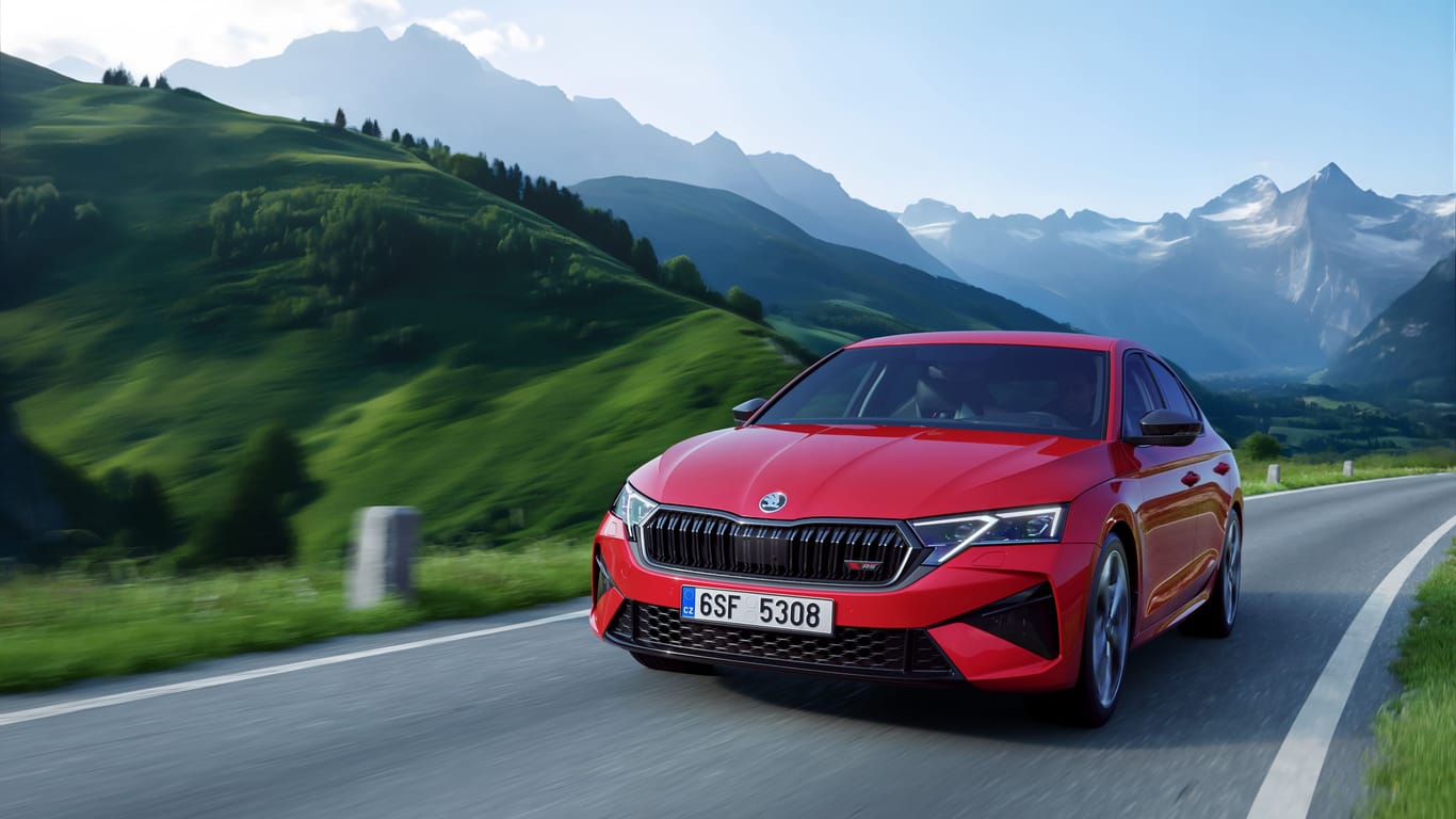 Mit 265 PS am Start: Der geliftete Skoda Octavia RS.