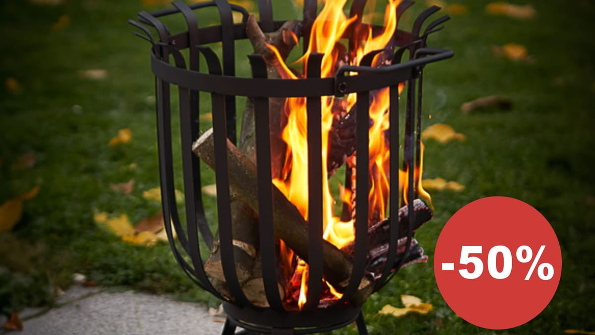 Aldi verkauft Feuerkorb für laue Sommernächte zum Sparpreis