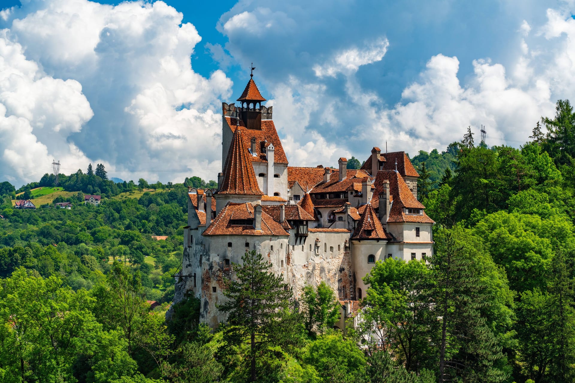 Das Schloss Bran nahe Brașov (Archivbild): Tatsächlich hat der Herrscher Vlad III. Drăculea nie dort gelebt.