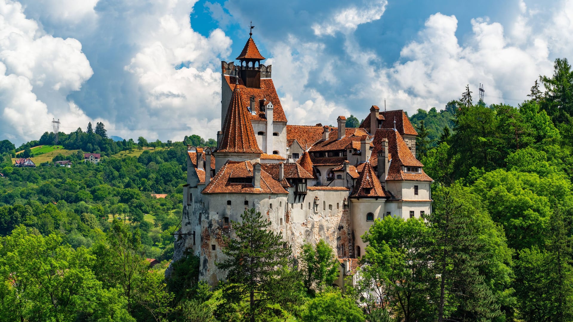 Das Schloss Bran nahe Brașov (Archivbild): Tatsächlich hat der Herrscher Vlad III. Drăculea nie dort gelebt.