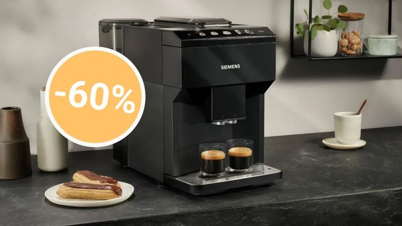 Bei Rabattaktion günstig wie nie: Lidl hat unter anderem einen Kaffeevollautomaten von Siemens zum Rekord-Tiefpreis im Angebot.