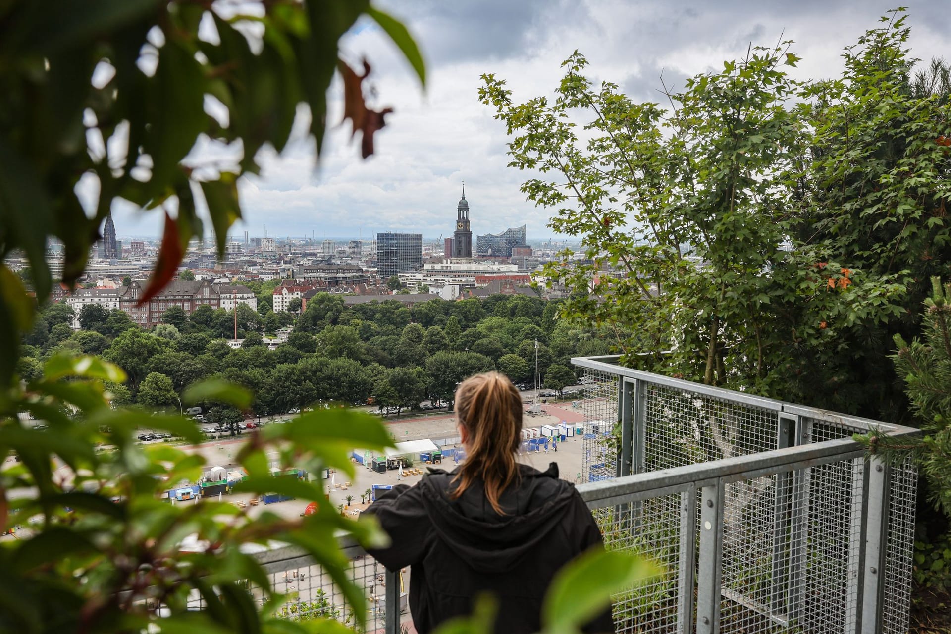 Grüner Bunker auf St. Pauli