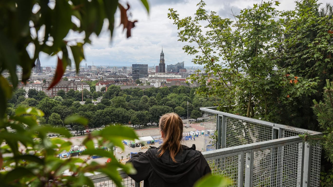 Grüner Bunker auf St. Pauli