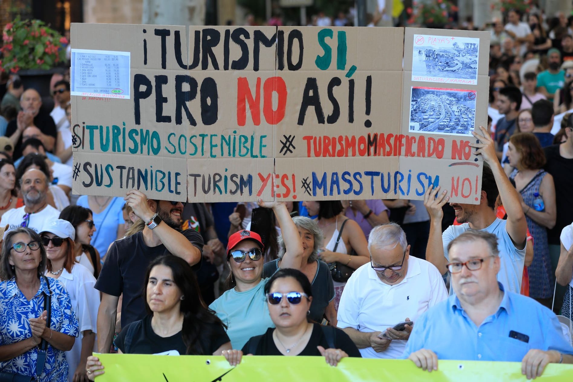 Demo gegen Massentourismus auf Mallorca