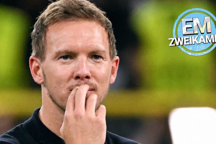 Nachdenklich: Julian Nagelsmann nach dem 2:0 gegen Dänemark im EM-Viertelfinale.