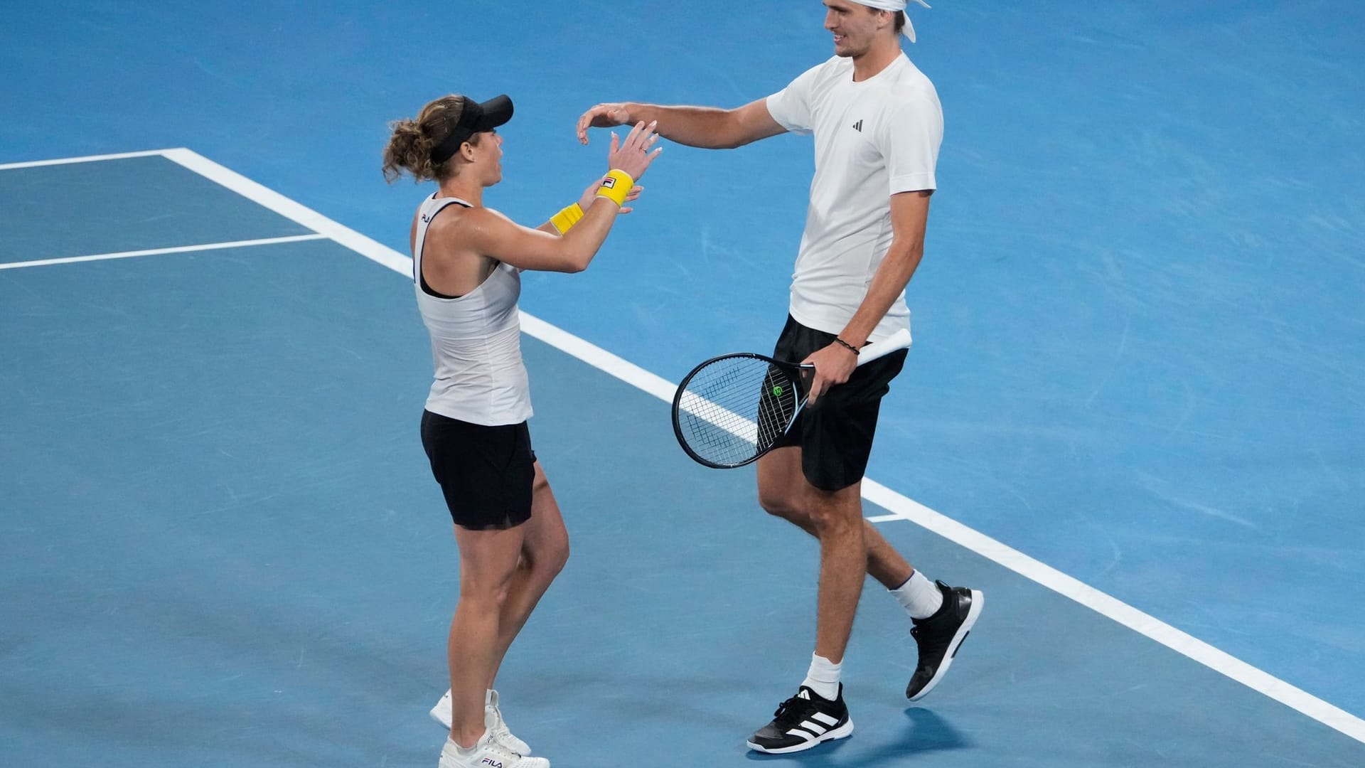 Laura Siegemund und Alexander Zverev