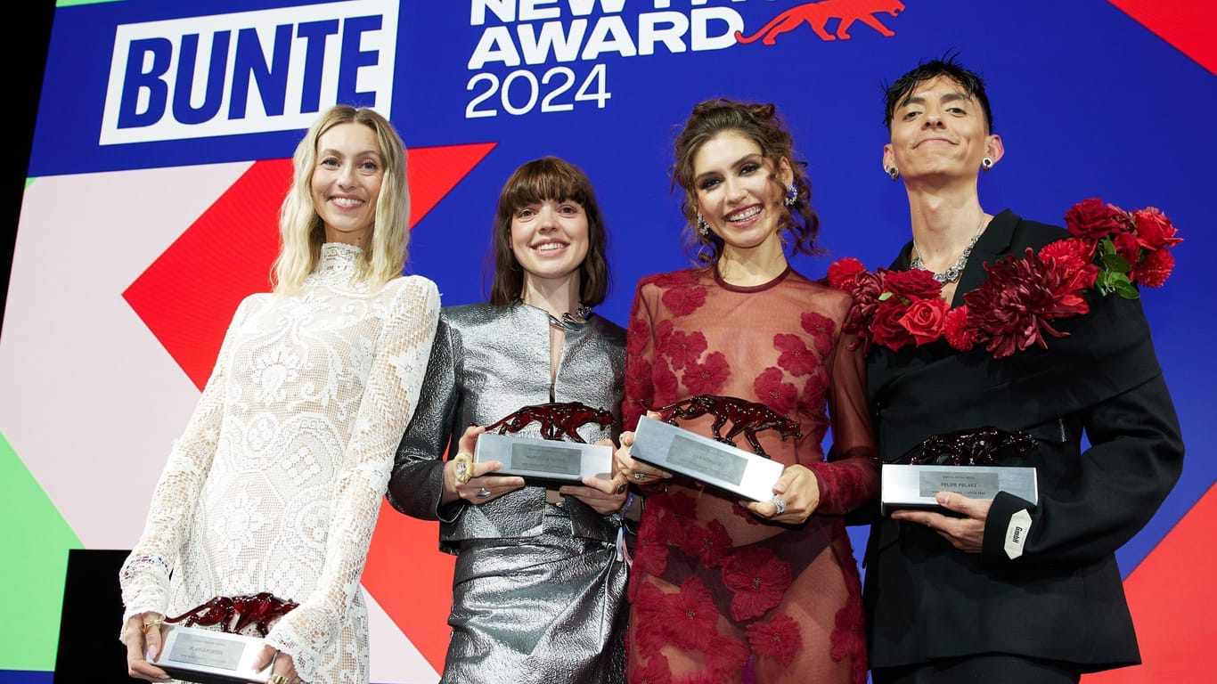 Verleihung „Bunte New Faces Award" in der Kategorie Style