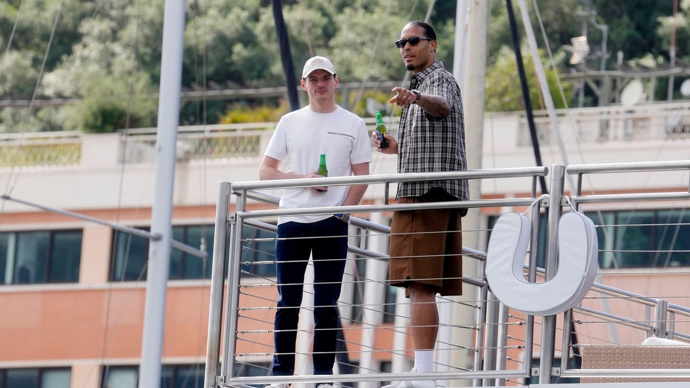 Max Verstappen (l.) und Virgil van Dijk