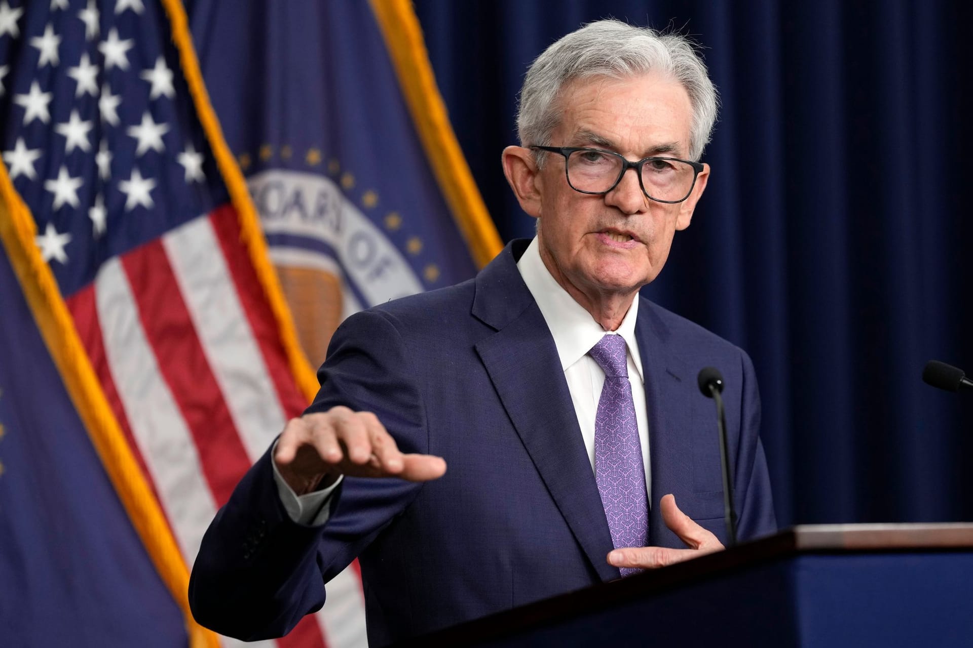 Pressekonferenz der US-Notenbank Fed