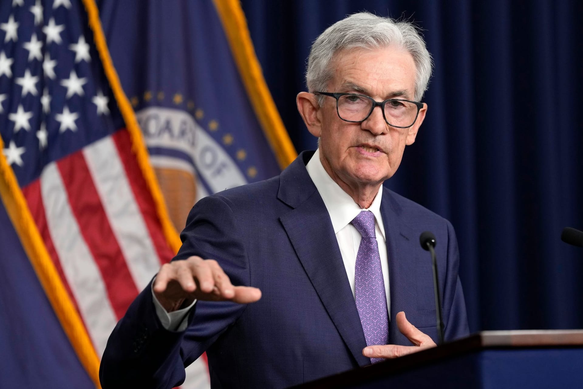 Pressekonferenz der US-Notenbank Fed