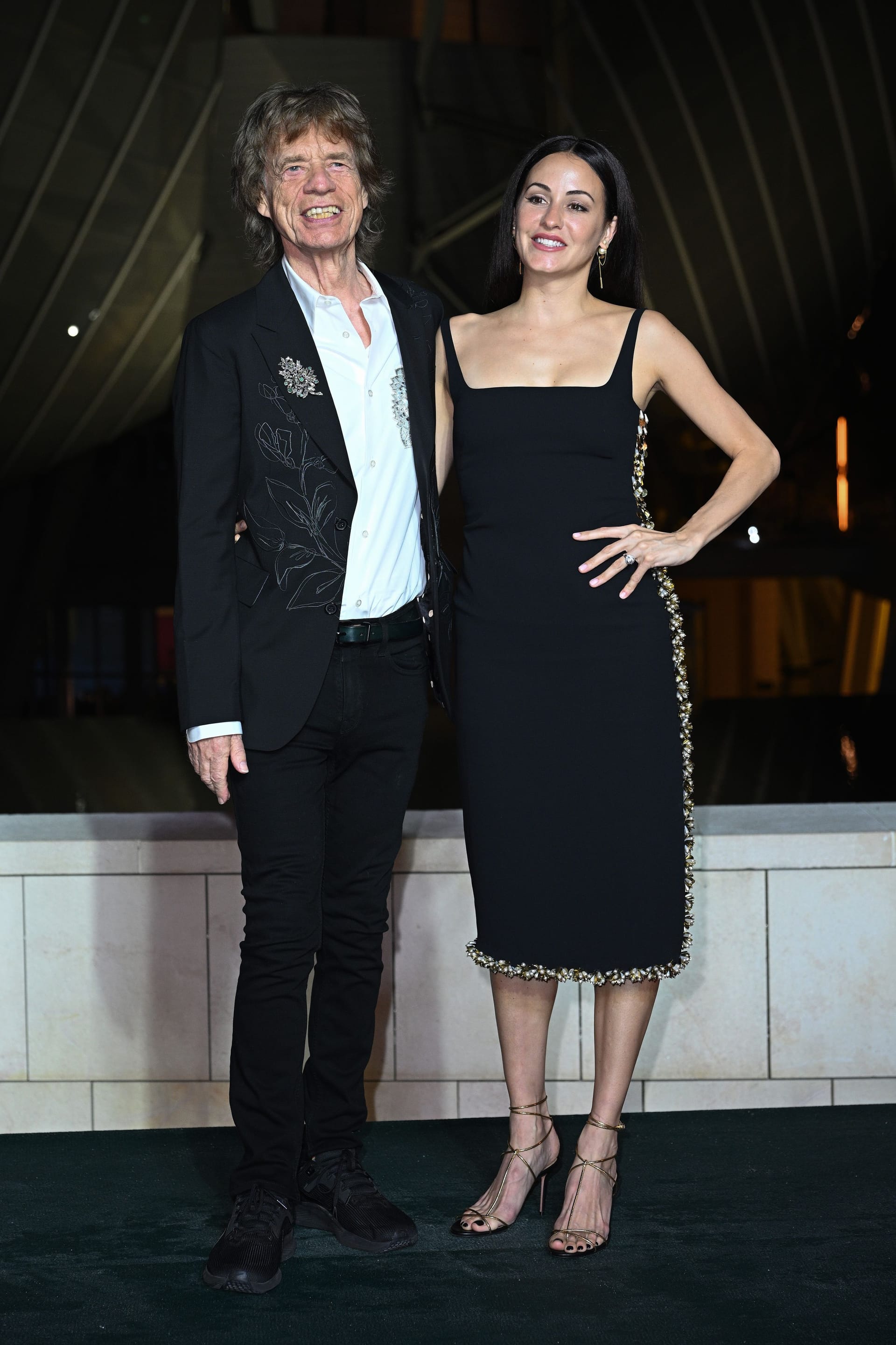 Mick Jagger und Melanie Hamrick in Paris