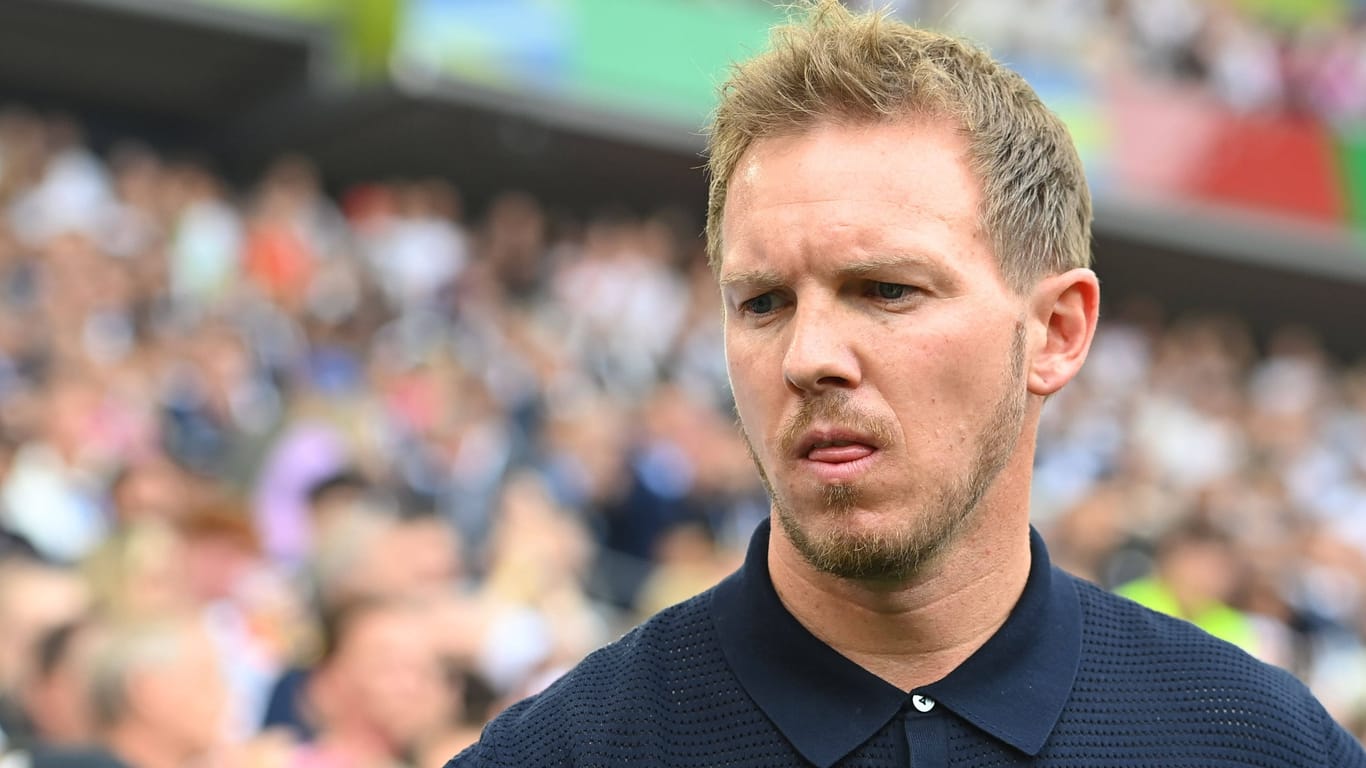 Julian Nagelsmann: Der Bundestrainer musste einen Fehler zur Halbzeit korrigieren.