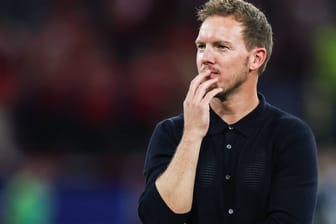 Julian Nagelsmann: Er bekam gegen Dänemark eine Gelbe Karte.