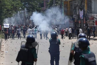 Studenten in Bangladesch protestieren gegen Quotenregelung