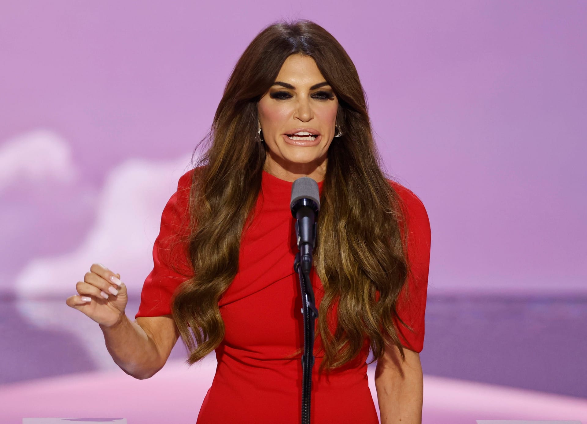 Kimberly Guilfoyle beim Parteitag der Republikaner im Juli 2024.