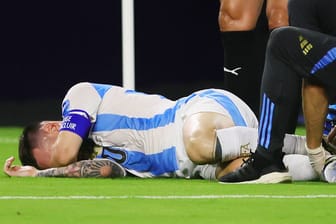Lionel Messi: Er musste verletzt vom Platz.