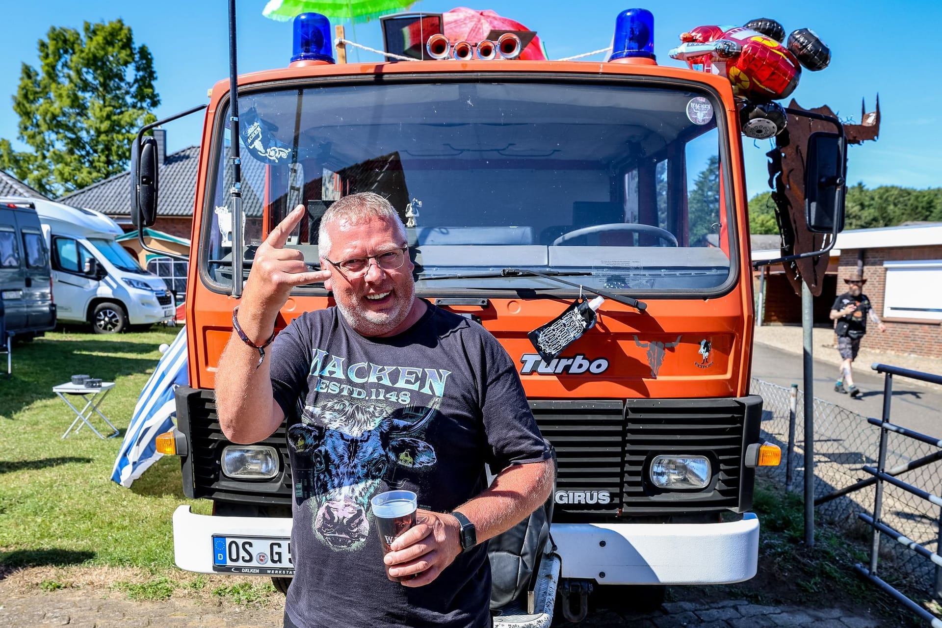 Wacken bereitet sich auf das Festival vor