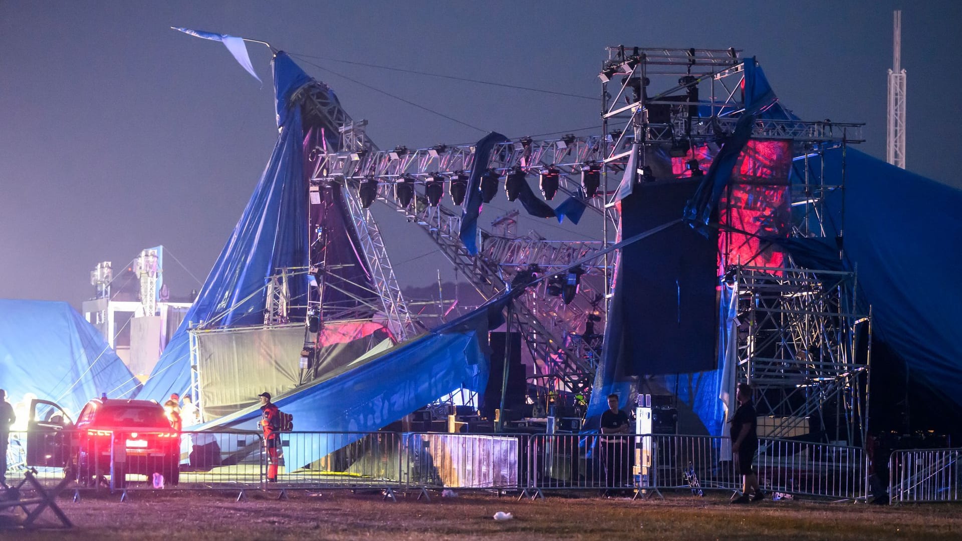 Unwetter bei Festival in der Slowakei Unwetter bei Festival in der Slowakei