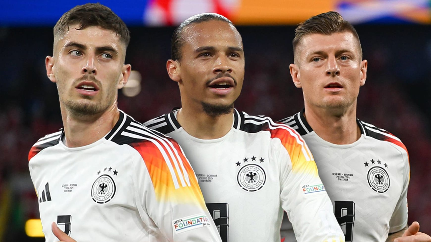 Kai Havertz, Leroy Sané und Toni Kroos: Die Fußballer feiern mit ihren Tattoos die Familie oder sportliche Leistungen.