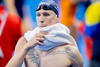 Florian Wellbrock: Der Freiwasser-Olympiasieger von Tokio weiß noch immer nicht, ob der Wettbewerb in der Seine stattfinden wird, oder nicht.