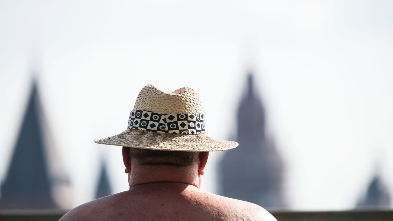 Heißer Sommertag in Deutschland